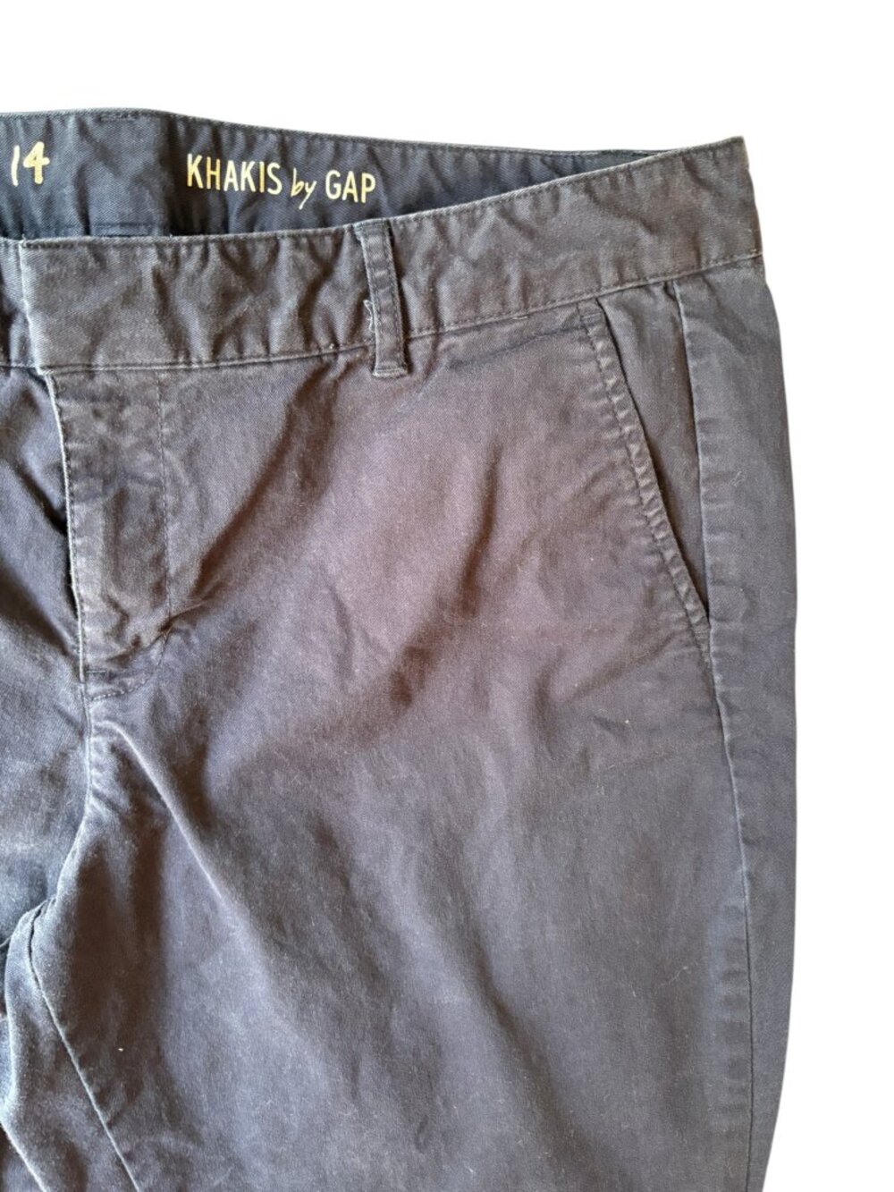 Gap Navy Ankle Khaki Pants Size 14 Fall